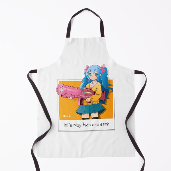 Item preview, Cute Machine Gun Anime Girl Let'S Play Hide And Seek designed and sold by EllinoKlemo.