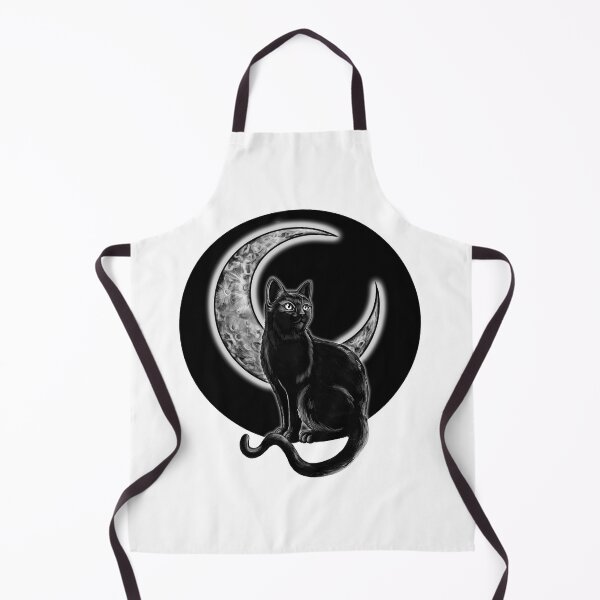 Aperçu de l'œuvre Croissant de lune du chat noir créée et vendue par Fearshift.