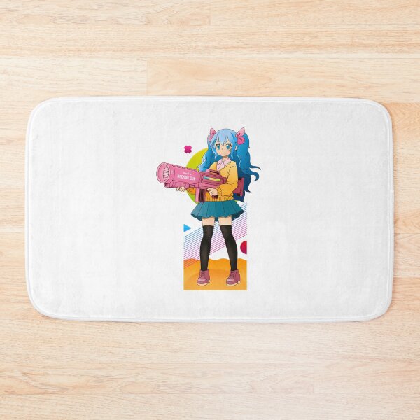 Item preview, Cute Machine Gun Anime Girl 80'S Vibe designed and sold by EllinoKlemo.