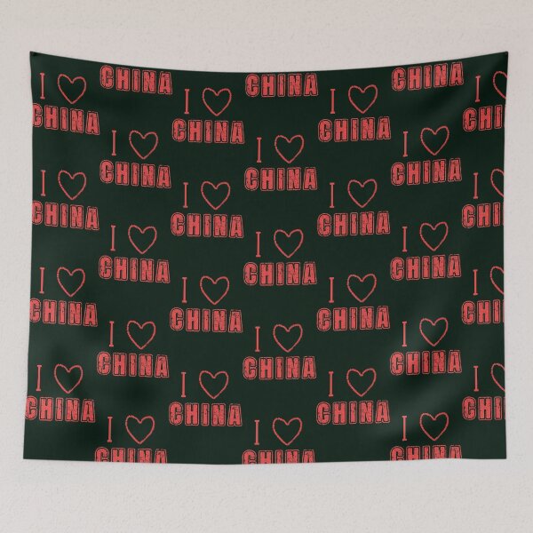 Item preview, I Love China Distressed Design for China Lovers designed and sold by Latina-Link.