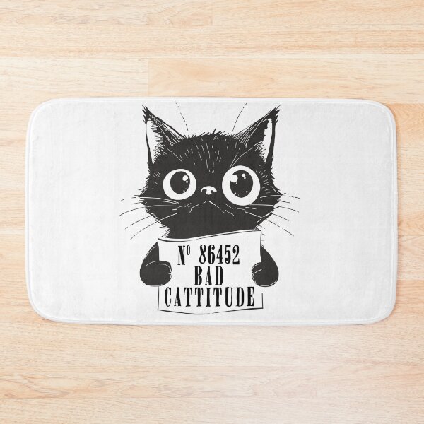 Item preview, Bad Cattitude designed and sold by witchlingart.