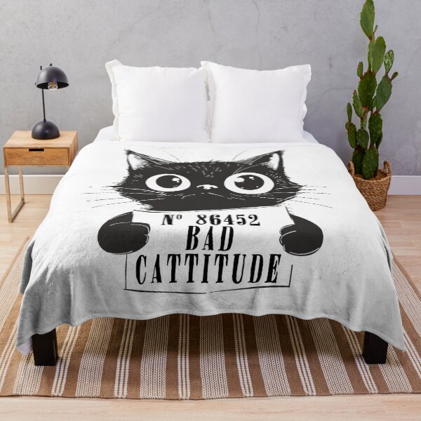 Item preview, Bad Cattitude designed and sold by witchlingart.