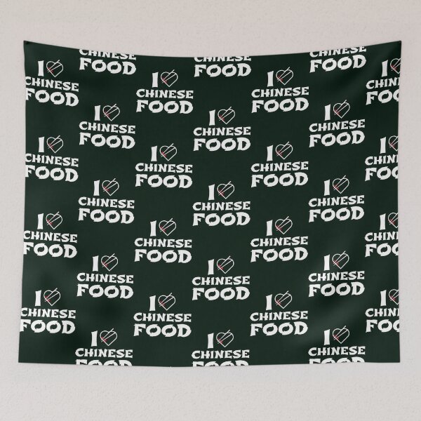 Item preview, I Love Chinese Foodand Shirt Design designed and sold by Latina-Link.
