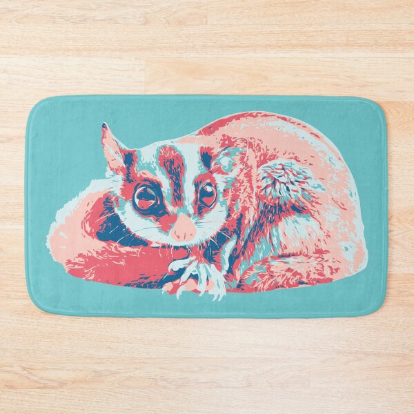 Item preview, Squirrel Glider Australian Animal blue pink designed and sold by blueidesign.