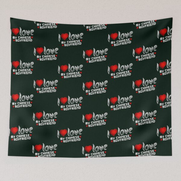 Item preview, I Love My Chinese Boyfriend BfTee Design designed and sold by Latina-Link.