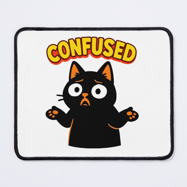Item preview, Confused Cat: disoriented comic illustration designed and sold by paulrommer.