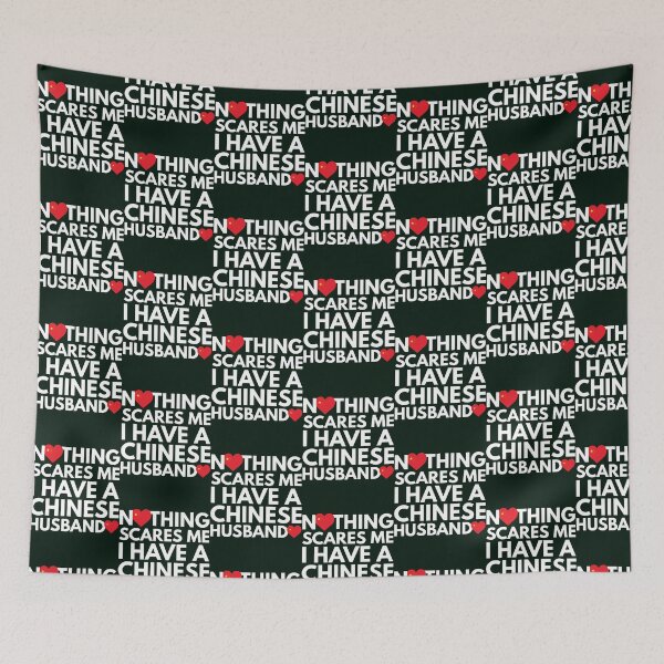 Item preview, Nothing Scares Me, I Have Chinese Husband designed and sold by Latina-Link.