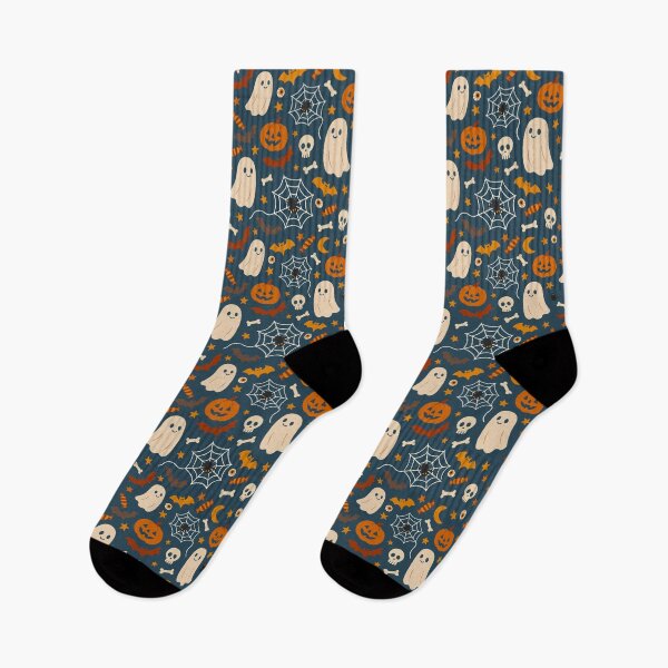 Item preview, Cute Hand Drawn Halloween Ghosts and Pumpkins designed and sold by Studio Pico.