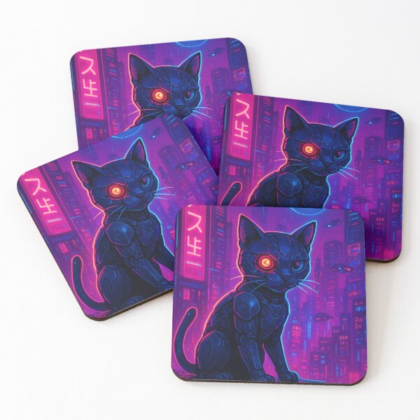 Item preview, Neon Rooftop Guardian designed and sold by Pepper & Co..