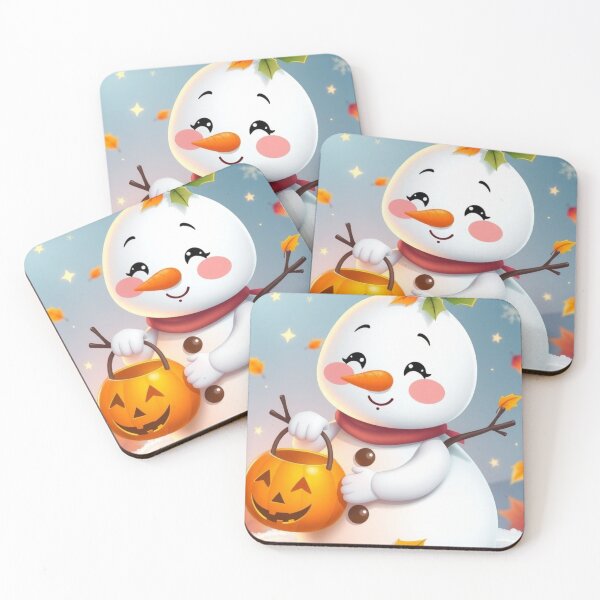 Item preview, Holiday Mashup Snowman Pumpkin Autumn Halloween T-Shirt designed and sold by ArmaanArts.