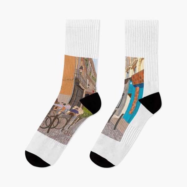 Item preview, An alley in old town Toulouse - France designed and sold by SoupSouka.
