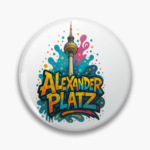 Item preview, Alexanderplatz BERLIN - Vibrant Graffiti City Design designed and sold by Earth Celebration Designs.