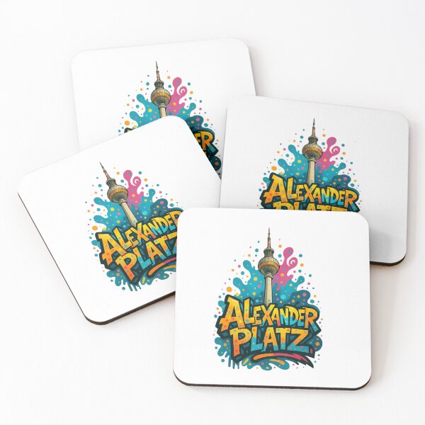 Item preview, Alexanderplatz BERLIN - Vibrant Graffiti City Design designed and sold by Earth Celebration Designs.