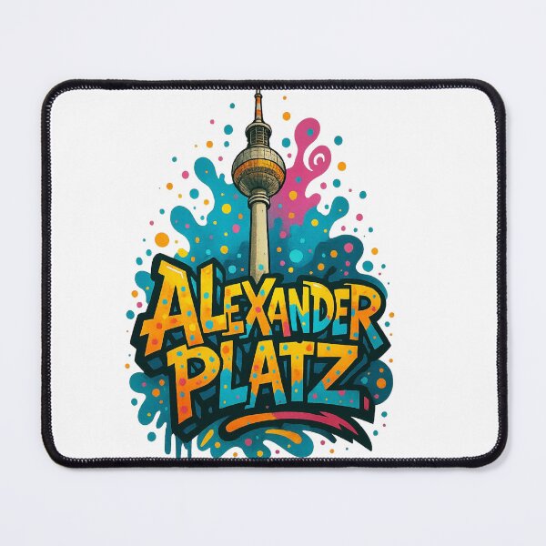 Item preview, Alexanderplatz BERLIN - Vibrant Graffiti City Design designed and sold by Earth Celebration Designs.