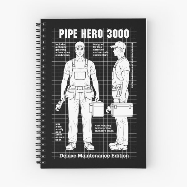 Item preview, Funny Plumber Joke Action Figure Pipe Hero Plumbing Wrench designed and sold by GrandeDuc.