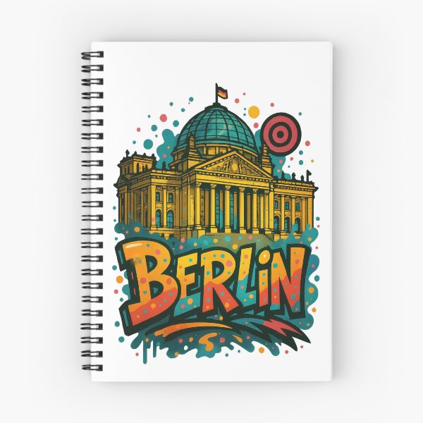 Item preview, Reichstag BERLIN - Vibrant Graffiti City Design designed and sold by Earth Celebration Designs.