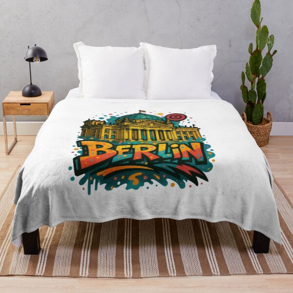 Item preview, Reichstag BERLIN - Vibrant Graffiti City Design designed and sold by Earth Celebration Designs.