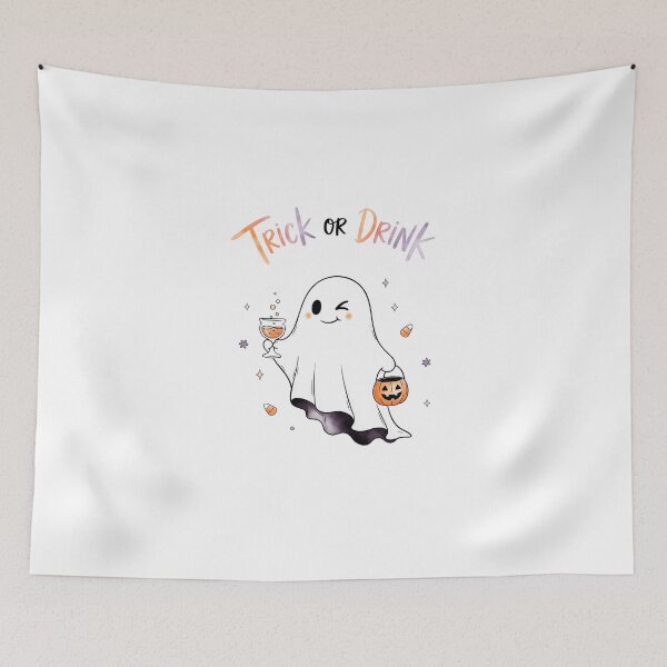 Item preview, Trick or Drink Ghost Halloween designed and sold by paulrommer.