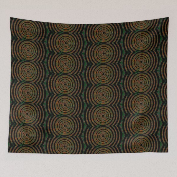 Item preview, Ripple Vortex Tunnel Psychedelic Green and Black designed and sold by itsjesscuz.
