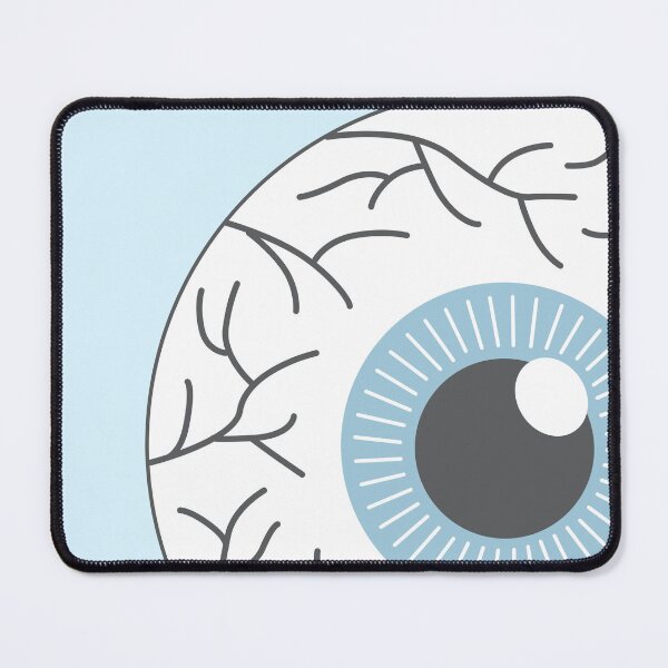 Item preview, Cute Kawaii Pastel Blue Halloween Bloody Eyeball designed and sold by storieslanguage.