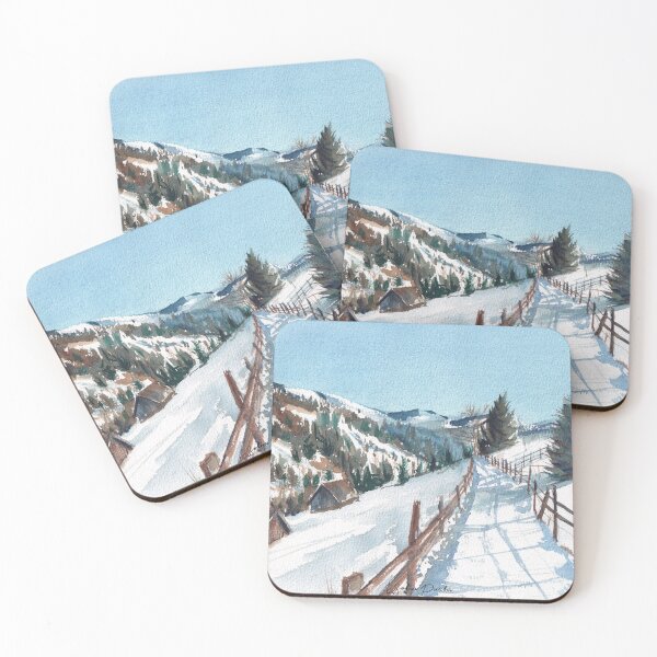 Item preview, Walking on the snowy hill designed and sold by SoupSouka.