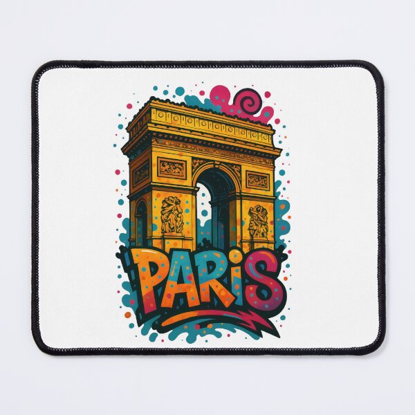 Item preview, Arc de Triomphe PARIS - Vibrant Graffiti City Design designed and sold by Earth Celebration Designs.