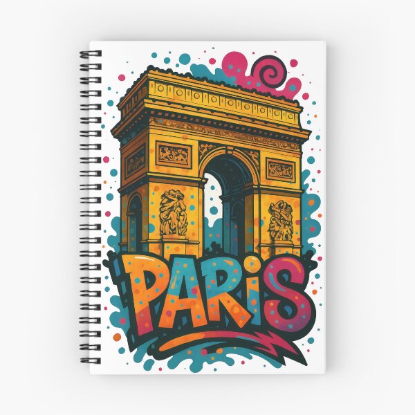 Item preview, Arc de Triomphe PARIS - Vibrant Graffiti City Design designed and sold by Earth Celebration Designs.
