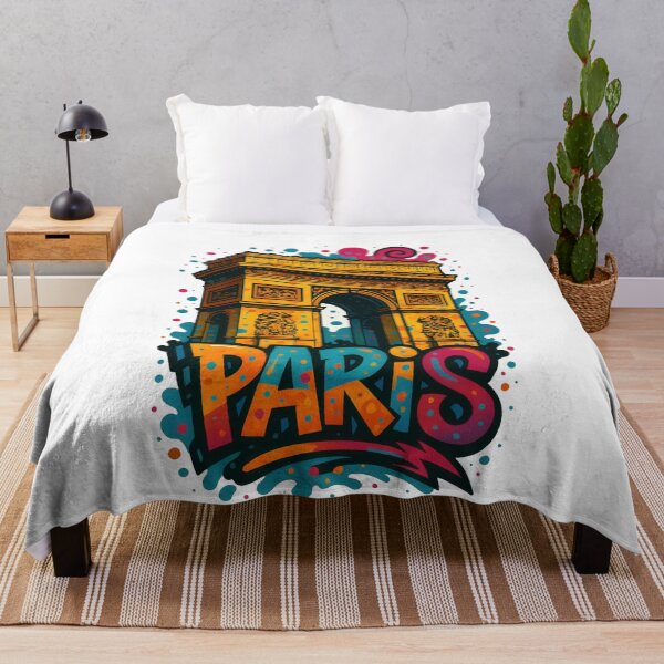 Item preview, Arc de Triomphe PARIS - Vibrant Graffiti City Design designed and sold by Earth Celebration Designs.