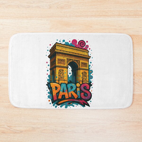 Item preview, Arc de Triomphe PARIS - Vibrant Graffiti City Design designed and sold by Earth Celebration Designs.