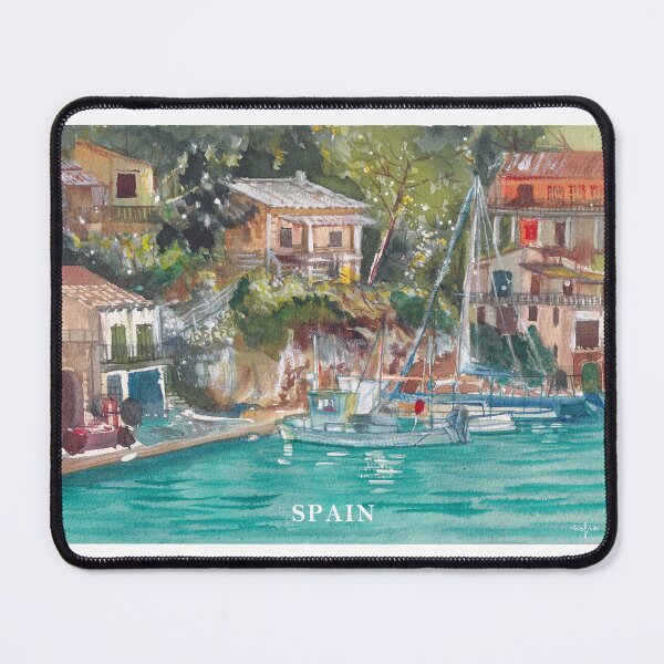 Item preview, Mallorca Spain Summer Vacation Watercolor designed and sold by SoupSouka.