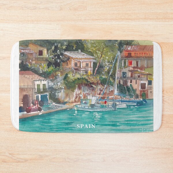 Item preview, Mallorca Spain Summer Vacation Watercolor designed and sold by SoupSouka.