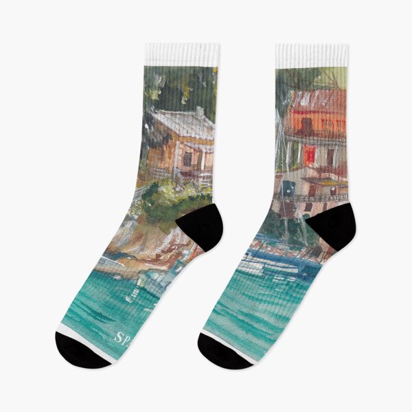 Item preview, Mallorca Spain Summer Vacation Watercolor designed and sold by SoupSouka.