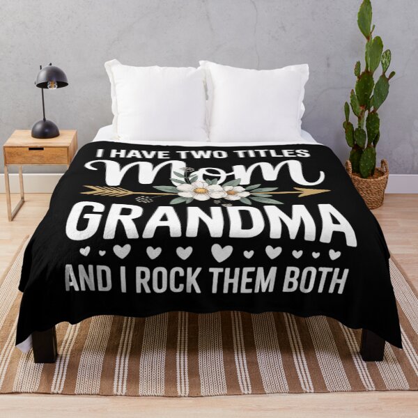 Item preview, I Have Two Titles Mom And Grandma Mothers Day designed and sold by Sunset4Bones.
