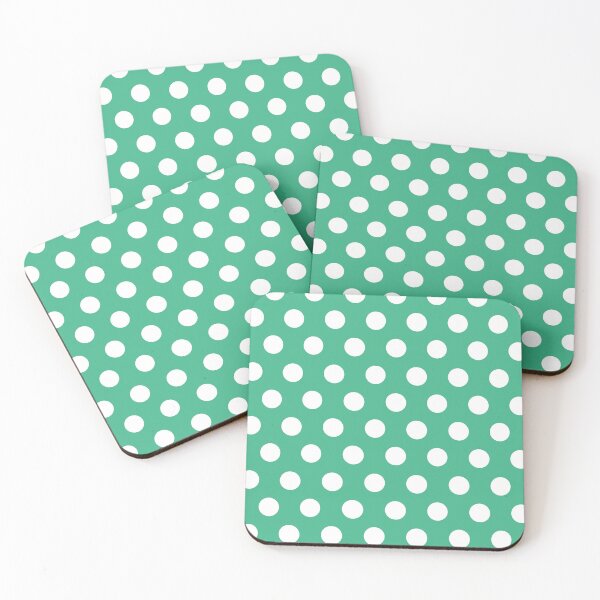 Item preview, Green Polka Dot Pattern – Fresh White Dots on Kelly Green designed and sold by ccitypictures.