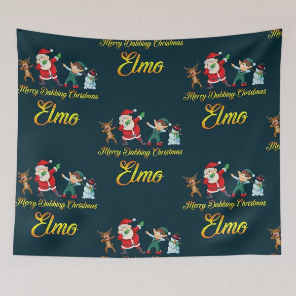 Item preview, Elmo Name - Dabbing Santa Claus Elf designed and sold by BakulKaosI.