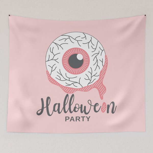 Item preview, Halloween Pastel Pink Bloody Eyeball designed and sold by storieslanguage.