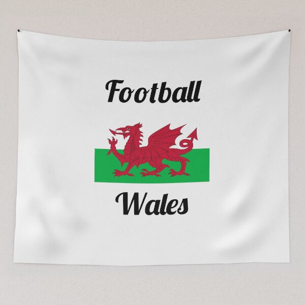 Item preview, Wales Football Flag – Welsh Soccer Supporter Red Dragon Pride designed and sold by Fleetwood1994.