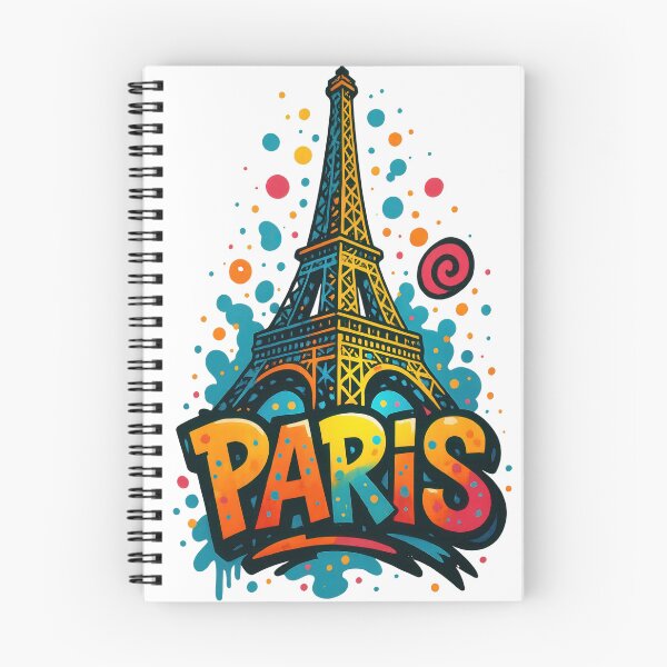 Item preview, Eiffel Tower PARIS - Vibrant Graffiti City Design designed and sold by Earth Celebration Designs.