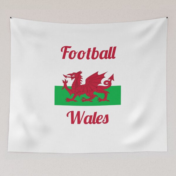 Item preview, Wales Football Flag – Welsh Soccer Supporter Red Dragon Pride designed and sold by Fleetwood1994.