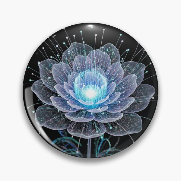 Item preview, Ethereal Bloom – Quantum Flora Glitch Art designed and sold by trend-forge.