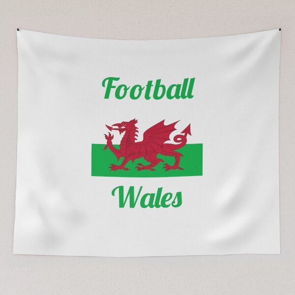 Item preview, Wales Football Flag – Welsh Soccer Supporter Red Dragon Pride designed and sold by Fleetwood1994.