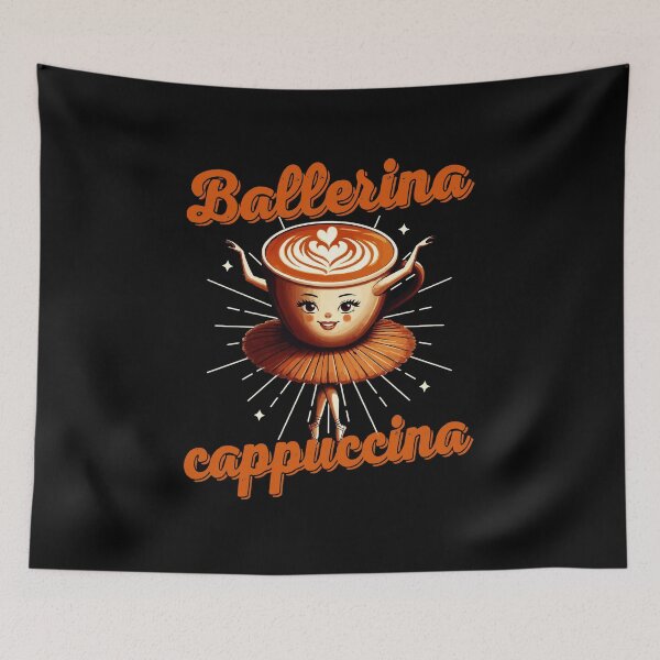 Item preview, Ballerina Cappuccina - Italian Brainrot Meme  designed and sold by jotaro210.