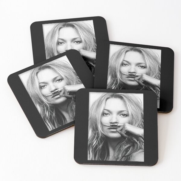 Item preview, Kate Mosss Mustache Blacks And White Photograph designed and sold by Tamancetic.