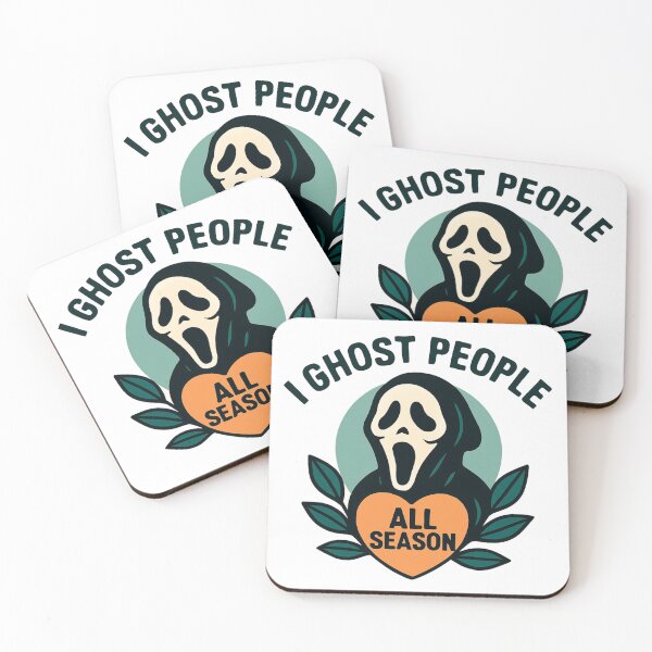 Item preview, I Ghost People Cartoon Ghostface Illustration designed and sold by RuweisVibes.
