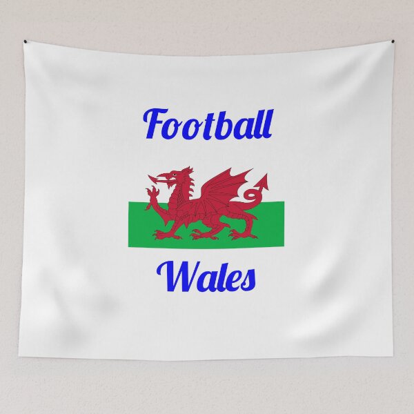 Item preview, Wales Football Flag – Welsh Soccer Supporter Red Dragon Pride designed and sold by Fleetwood1994.
