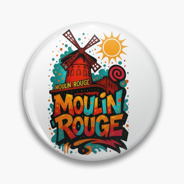 Artikelvorschau, Moulin Rouge PARIS - Vibrant Graffiti City Design entworfen und verkauft von Earth Celebration Designs.