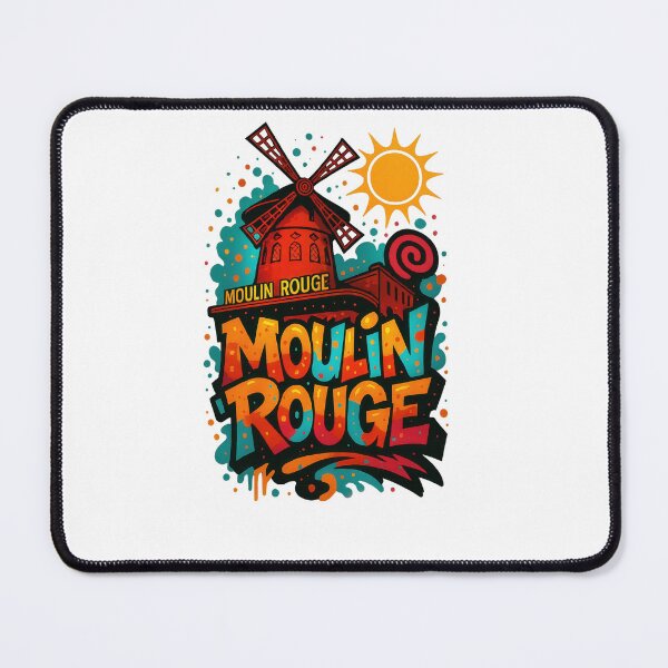 Item preview, Moulin Rouge PARIS - Vibrant Graffiti City Design designed and sold by Earth Celebration Designs.