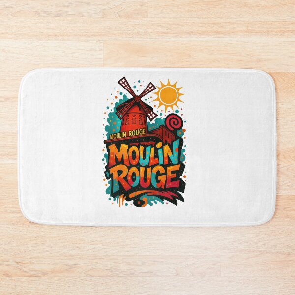 Item preview, Moulin Rouge PARIS - Vibrant Graffiti City Design designed and sold by Earth Celebration Designs.