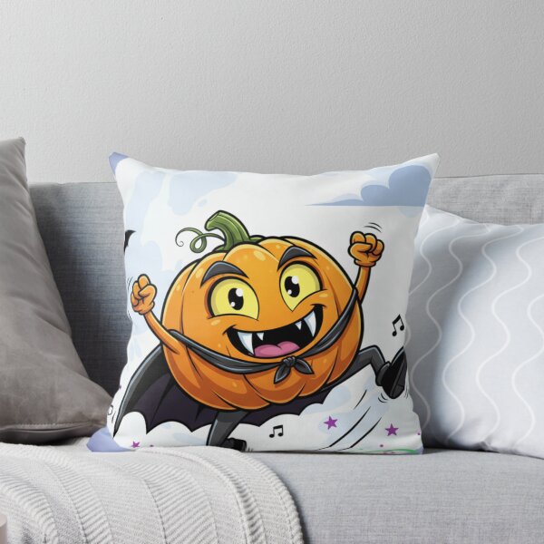 Item preview, Vampire Pumpkin Cartoon Design | Cute Halloween Dracula Jack-o'-Lantern Art designed and sold by CopyPasteCommit.