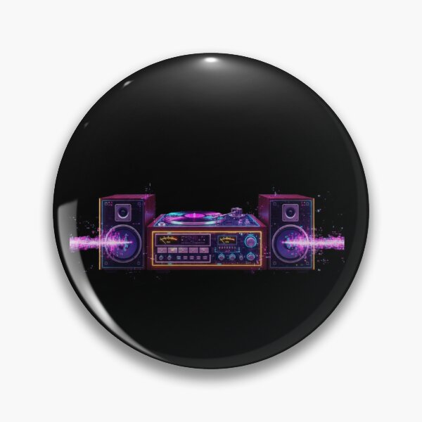 Artikelvorschau, Retro Stereo Glitch – Vinyl-Datenfluss entworfen und verkauft von trend-forge.